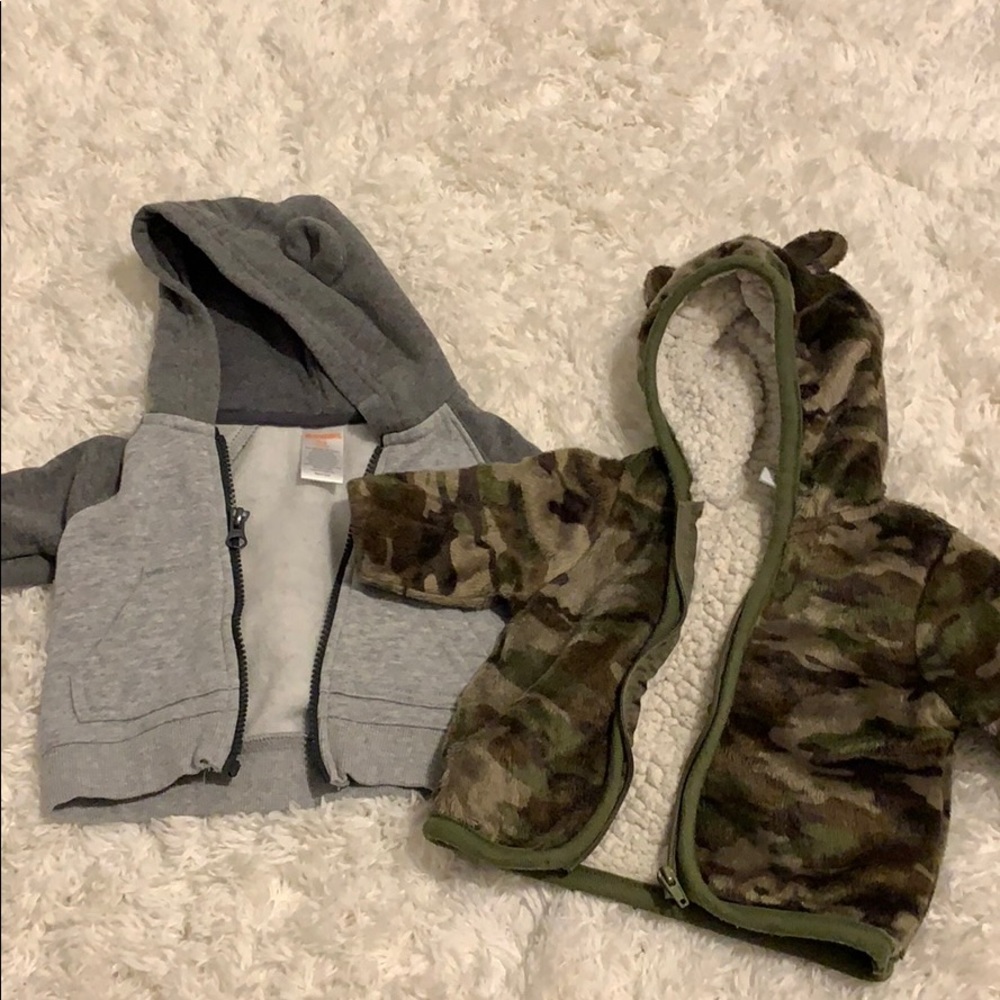 Bundle of baby boy hoodies!